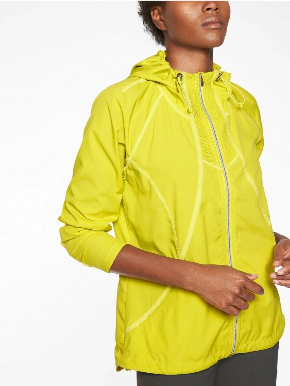 Athleta Catalina UPF Jacket, CITRINE - M